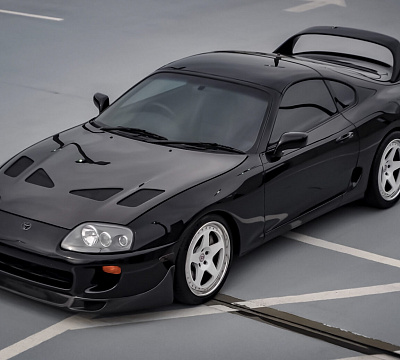 Фото дисков HRE 305 на Toyota Supra A80