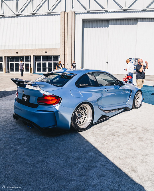 Фото дисков HS1 Сатиновый лак на BMW 2/M2 (F22/F87)
