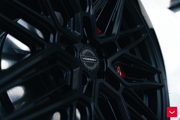 Фото дисков Vossen HF-7 Черный сатин на Toyota Supra A90