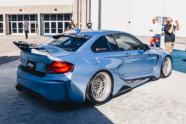 Фото дисков Brixton Forged HS1 Сатиновый лак на BMW 2/M2 (F22/F87)