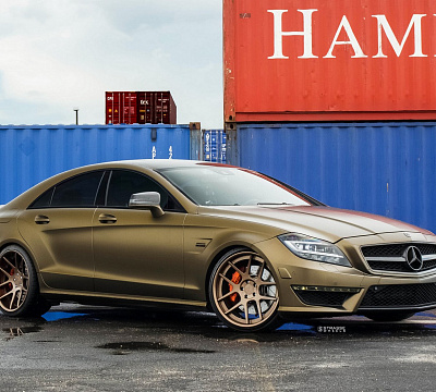 Фото дисков Strasse Wheels SM5 Deep Concave на Mercedes-Benz CLS (C218)