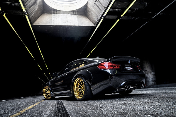 Фото дисков Savini BM15 Глянцевое золото на BMW 4/M4 (F32/F82)