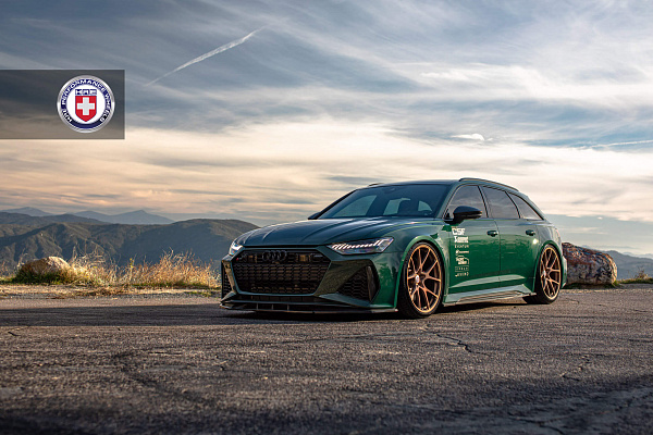 Фото дисков HRE 521M Сатиновая бронза на Audi A/RS 6 (C8)
