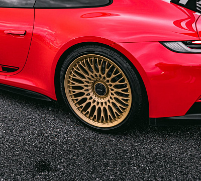 Фото дисков Brixton Forged TR20 на Porsche 911 VIII