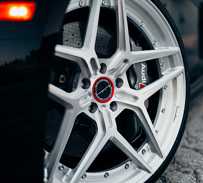 Фото дисков Brixton Forged WR7 на Audi R8 (4S)