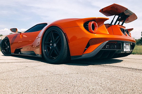 Фото дисков HRE S107 Черный сатин на Ford GT II