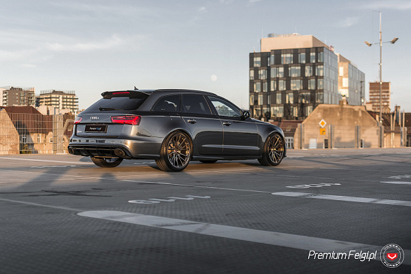 Фото дисков Vossen M-X4T Сатиновая бронза на Audi A/RS 6 (C7)