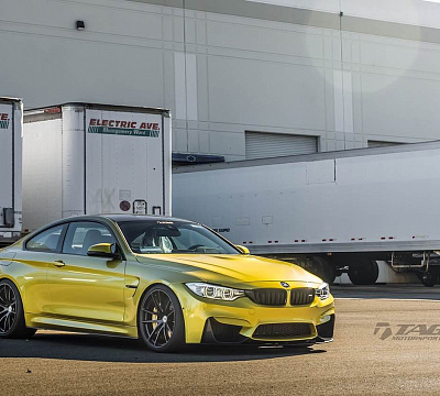 Фото дисков HRE P104 на BMW 4/M4 (F32/F82)