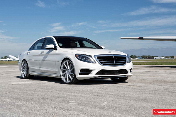 Фото дисков Vossen CVT Серебро на Mercedes-Benz S-Class (W222, C217)