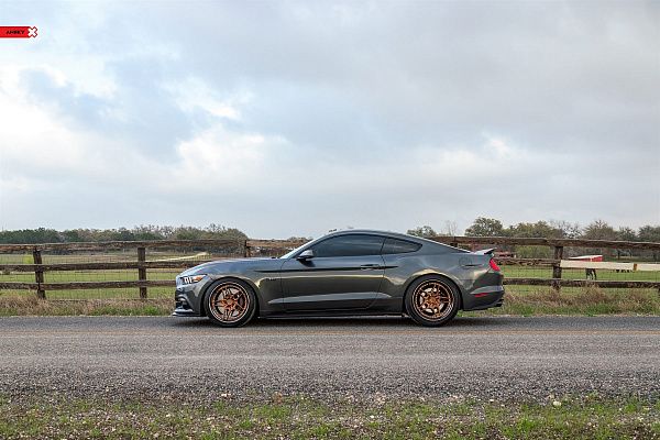 Фото дисков Anrky RS6 Сатиновая медь на Ford Mustang VI