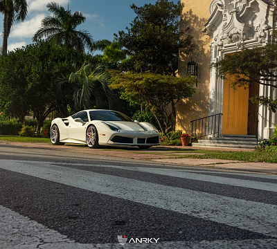 Фото дисков Anrky S1-X3 на Ferrari 488