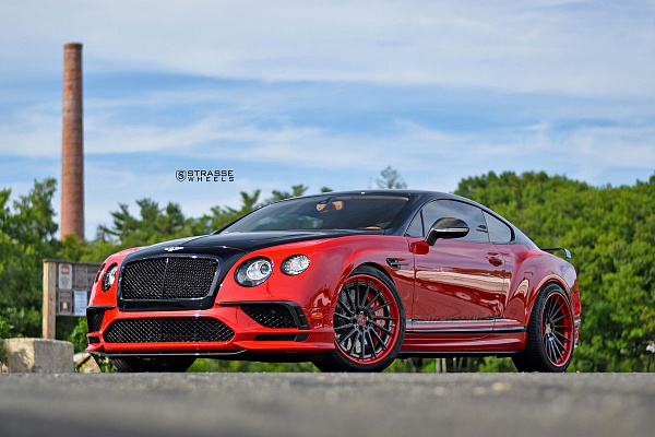 Фото дисков Strasse Wheels SV15T Deep Concave FS Другой цвет на Bentley Continental GT II