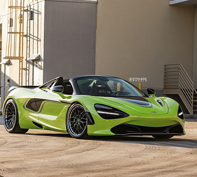 Фото дисков Strasse Wheels SV10M Deep Concave FS на McLaren 720S
