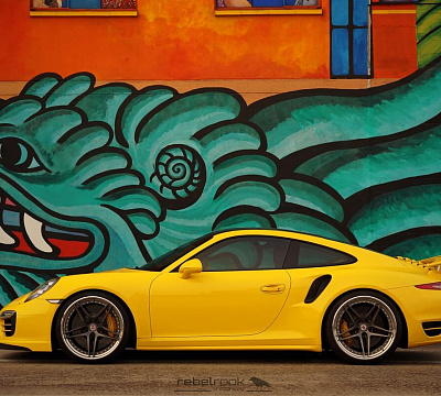 Фото дисков HRE S107 на Porsche 911 VII