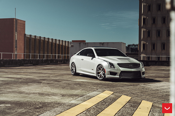 Фото дисков Vossen HF-5 Серебро на Cadillac ATS