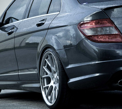 Фото дисков Vossen CV2 на Mercedes-Benz C-Class (W204)