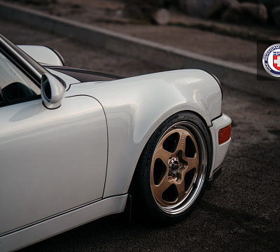 Фото дисков HRE 527 на Porsche 911 III