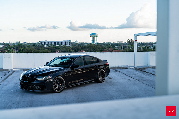 Фото дисков Vossen HF-5 Черный сатин на BMW 5/M5 (G30/F90)
