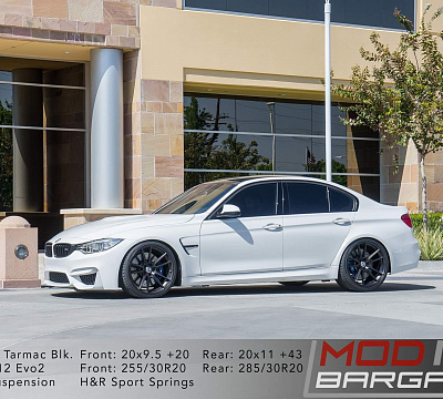 Фото дисков HRE FF04 на BMW 3/M3 (F3x/F80)