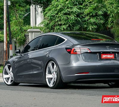 Фото дисков Vossen CG-210T на Tesla Model 3