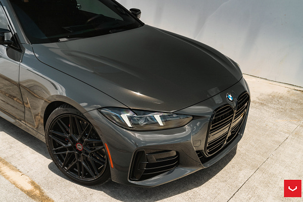 Фото дисков Vossen HF-7 Черный глянец на BMW 4/M4 (G22/G82)