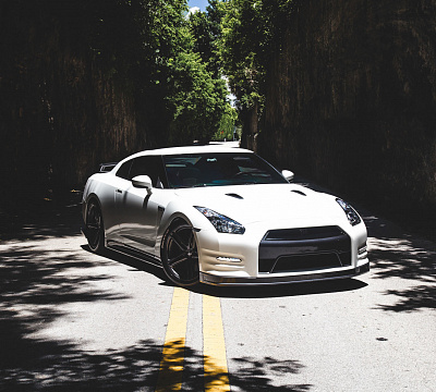 Фото дисков Vossen VFS-5 на Nissan GT-R