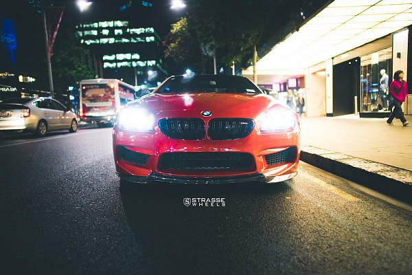 Фото дисков Strasse Wheels SP5R Deep Concave Черный сатин на BMW 6/M6 (F06/F13/F12)