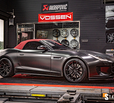 Фото дисков Vossen HF-3 на Jaguar F-Type