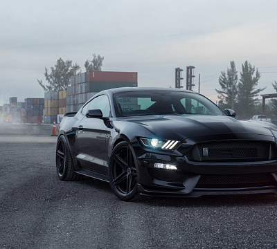 Фото дисков Vossen VFS-5 на Ford Mustang VI