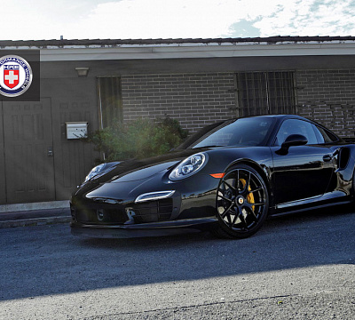 Фото дисков HRE P101 на Porsche 911 VII