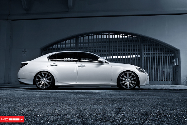 Фото дисков Vossen CV4 Алмазная проточка на Lexus GS IV
