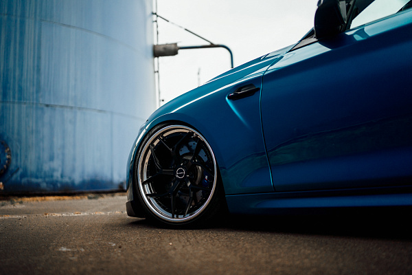 Фото дисков Brixton Forged PF5 Черный сатин на BMW 2/M2 (F22/F87)