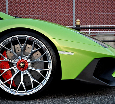 Фото дисков Anrky AN10 на Lamborghini Aventador