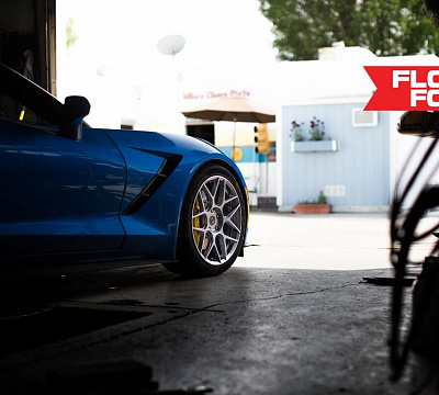 Фото дисков HRE FF01 на Chevrolet Corvette C7