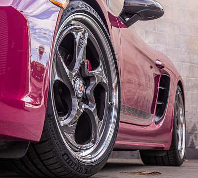 Фото дисков HRE 522 на Porsche Boxster IV