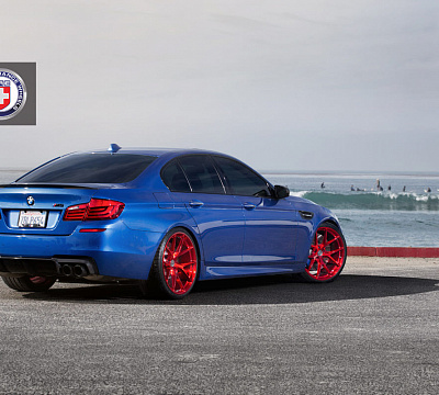 Фото дисков HRE P101 на BMW 5/M5 (F10)