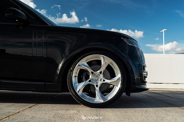 Фото дисков Anrky XR-205 Полированный лак на Range Rover V