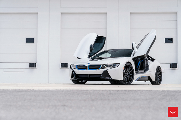 Фото дисков Vossen HF-3 Черный сатин на BMW i8