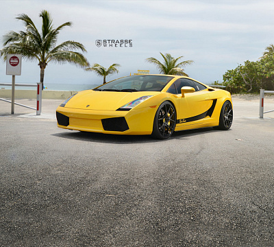 Фото дисков Strasse Wheels SM5R Deep Concave Monoblock на Lamborghini Gallardo