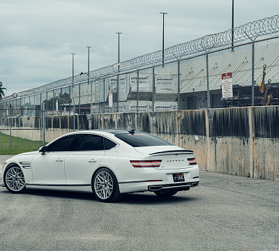 Фото дисков Vossen HF-7 на Genesis G80 II