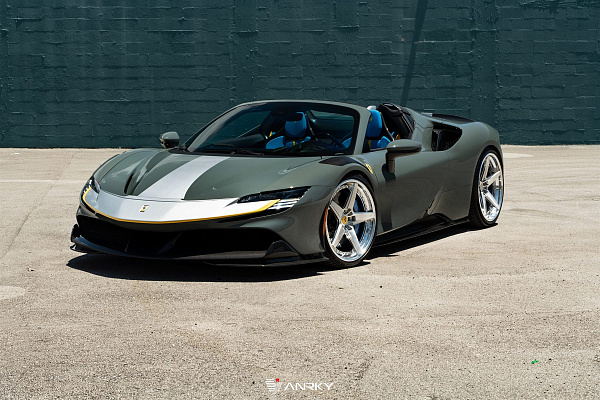 Фото дисков Anrky RS5.3 Полированный лак на Ferrari SF90