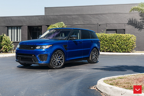 Фото дисков Vossen HF-2 Алмазная проточка на Range Rover Sport II