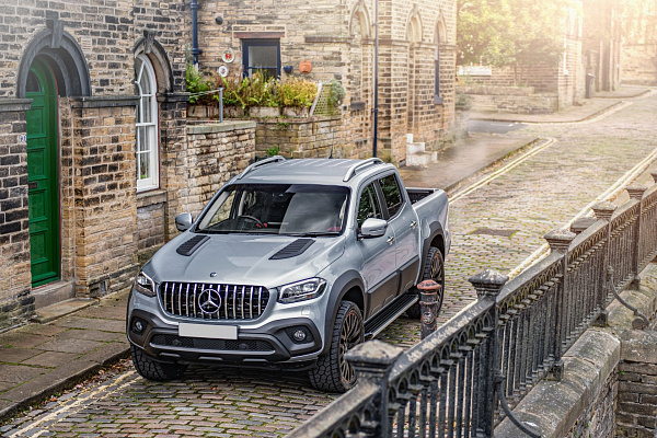Фото дисков Kahn Kahn RS Черный сатин на Mercedes-Benz X-Class