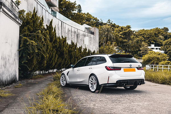 Фото дисков Brixton Forged FDE03 Белый глянец на BMW 3/M3 (G2x/G80)