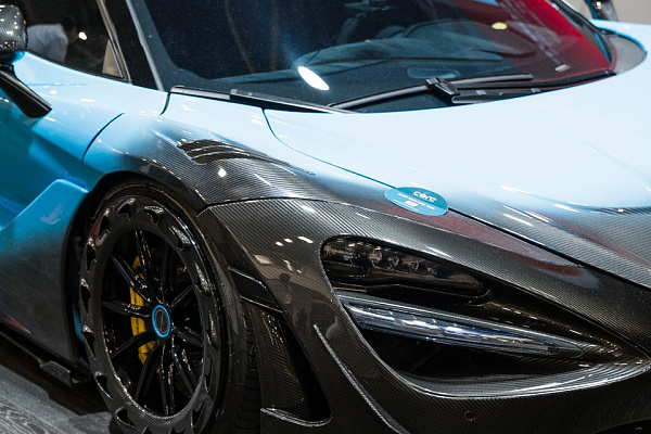 Фото дисков Brixton Forged R11-R Aerotech Черный сатин на McLaren 720S