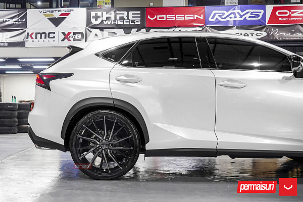 Фото дисков Vossen HF-4T Алмазная проточка на Lexus NX I