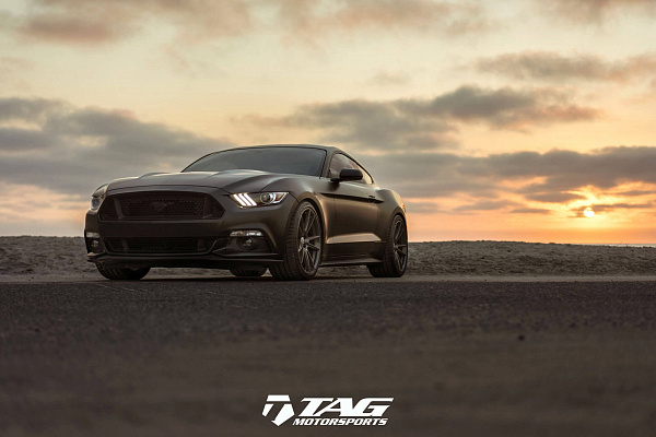 Фото дисков HRE FF04 Глянцевый графит на Ford Mustang VI