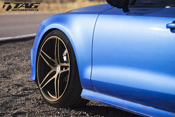 Фото дисков HRE P107 Сатиновая бронза на Audi A/RS 7 (4G)