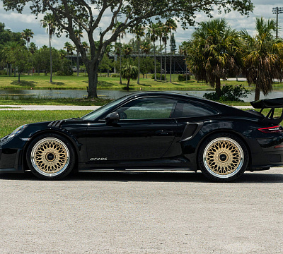 Фото дисков HRE 501 на Porsche 911 VII