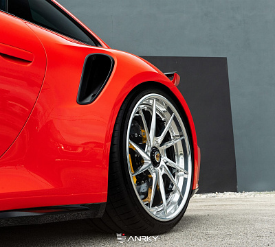 Фото дисков Anrky AN33 на Porsche 911 VIII